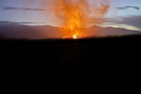 Eber Gölü’ndeki kamış yangınları söndürüldü
