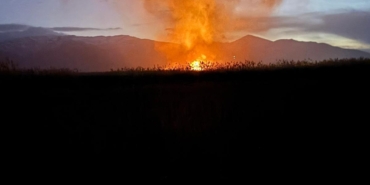 Eber Gölü’ndeki kamış yangınları söndürüldü