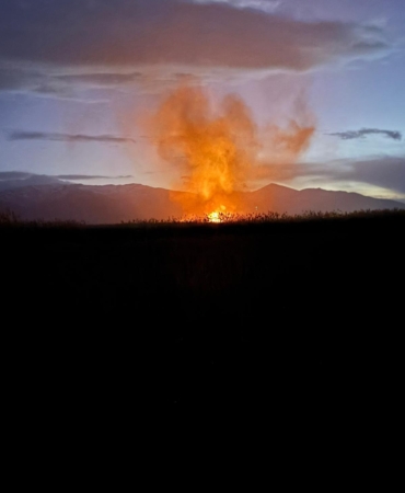 Eber Gölü’ndeki kamış yangınları söndürüldü