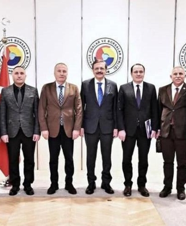 Çay heyetinden Hisarcıklıoğlu ziyareti