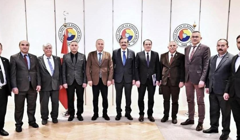 Çay heyetinden Hisarcıklıoğlu ziyareti