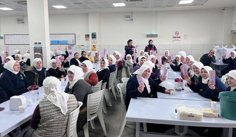 Jandarmadan ‘Kadına El Kalkamaz’ toplantısı