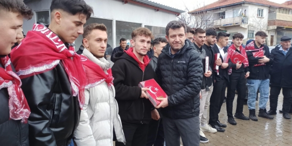 Asker adayları dualarla uğurlandı