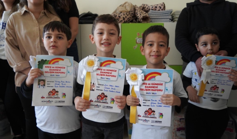 Miniklerin Karne Sevinci Konyaaltı’nda Kutlandı!