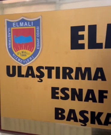 Elmalı Ulaştırma Esnafı Yeni Başkanını Seçti!