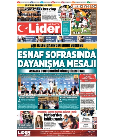 Esnaf Sofrasında Birlik ve Dayanışma Vurgusu!