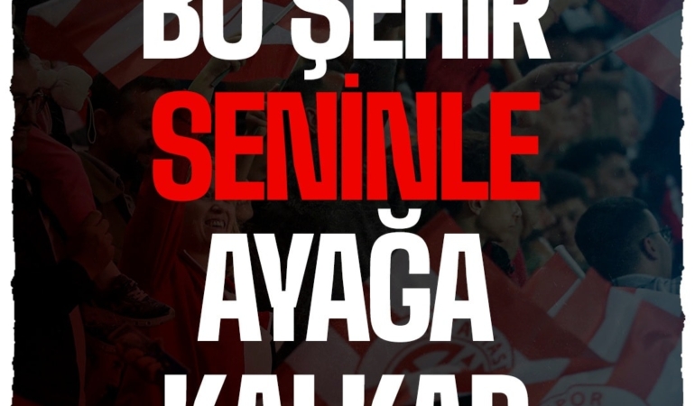 Antalyaspor’a Destek Ol, Şehrini Ayağa Kaldır!