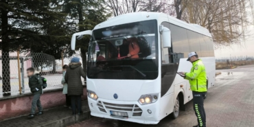 Okul servisleri denetlendi