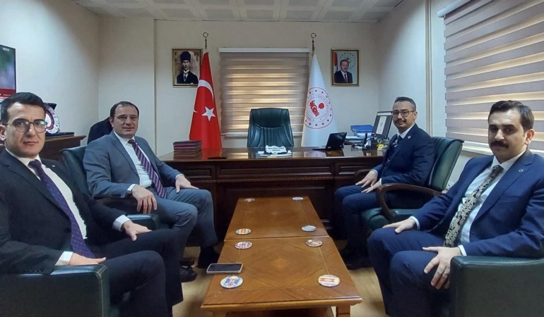 Kaymakam Türker’e ziyaret