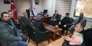 AK Parti yönetiminden kaymakama ziyaret