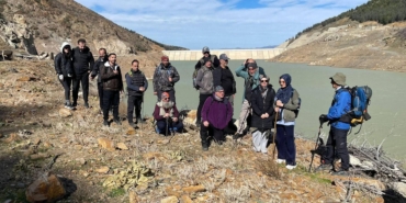 Doğaseverler, dağ yürüyüşünde bir araya geldi