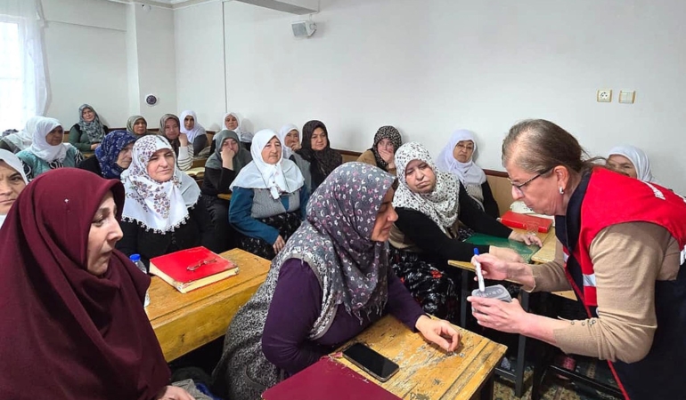 Kadın çiftçilere eğitim verildi