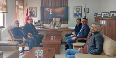 Vergi Dairesi Müdürü Küre, Dündar’ı ziyaret etti