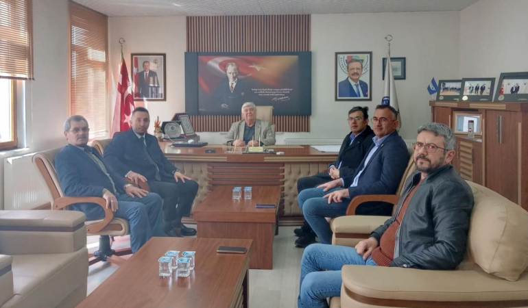 Vergi Dairesi Müdürü Küre, Dündar’ı ziyaret etti