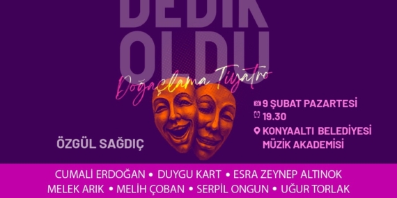 Konyaaltı’nda Ücretsiz Doğaçlama Tiyatro Oyunu!