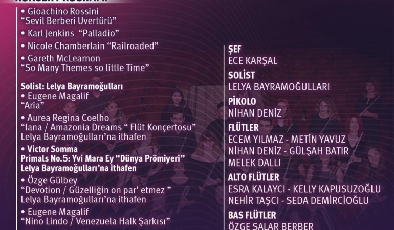 Kadınlar Günü’nde Flütün Büyülü Notaları