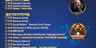 Muratpaşa’da Ramazan Coşkusu 4-8 Mart’ta! 🌙✨