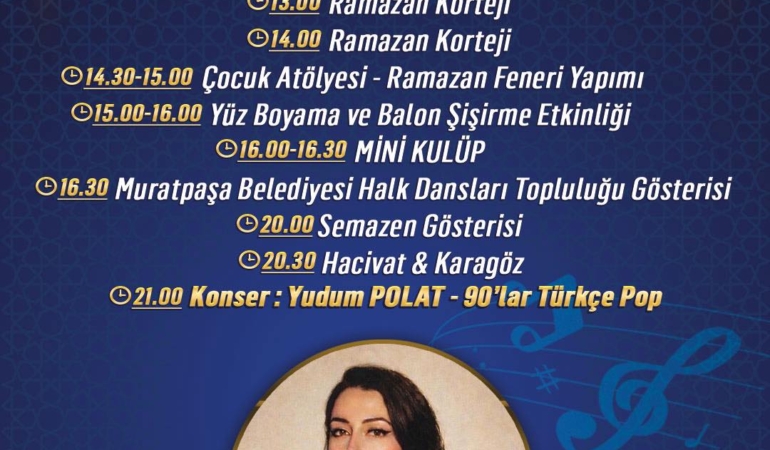 Ramazan Çarşısı’nda Hafta Sonu Eğlencesi!