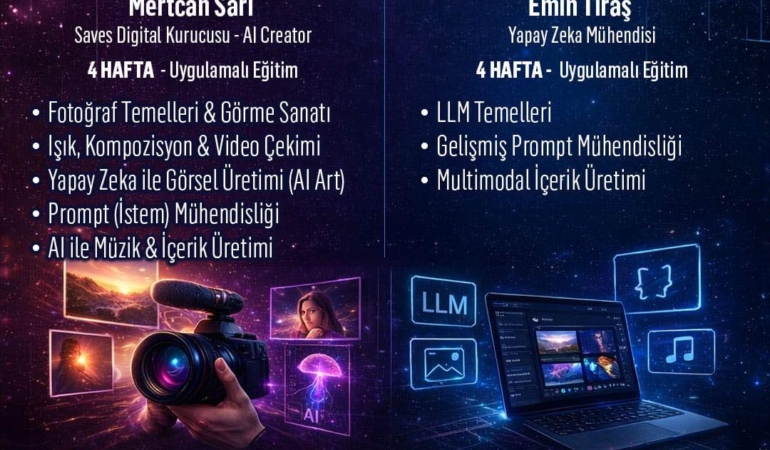 Dijital Beceriler Atölyeleri Gençleri Bekliyor!