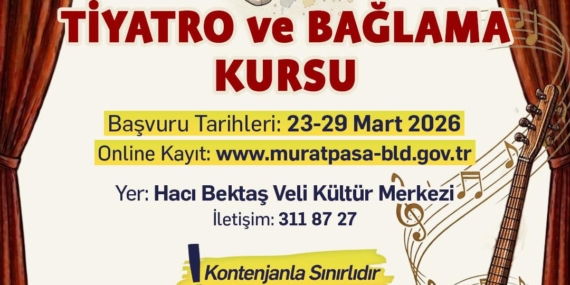 Sanatla Buluşma: Tiyatro ve Bağlama Kursları!