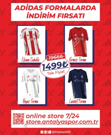 Antalyaspor Formalarında Büyük İndirim Fırsatı!