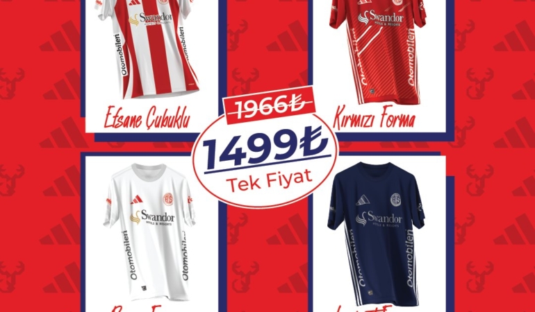 Antalyaspor Formalarında Büyük İndirim Fırsatı!