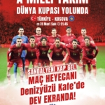 Denizyüzü Kafe’de A Milli Takım’a Destek!