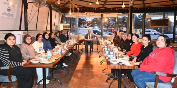 Kaymakam Türker, kadın kooperatifi iftarında