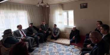 Şehit ailesine ziyaret