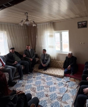 Şehit ailesine ziyaret
