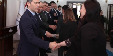 Vali Aktaş, kurum personeliyle bayramlaştı