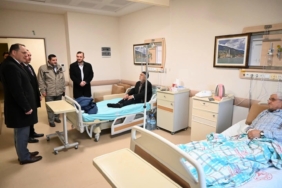 Kaymakam Türker hastaların bayramını kutladı