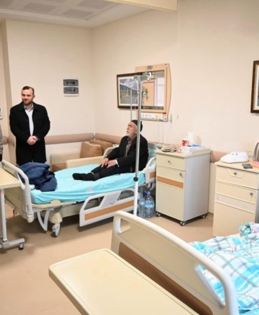 Kaymakam Türker hastaların bayramını kutladı