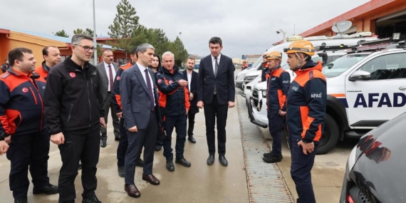 Vali Aktaş AFAD’ı ziyaret etti