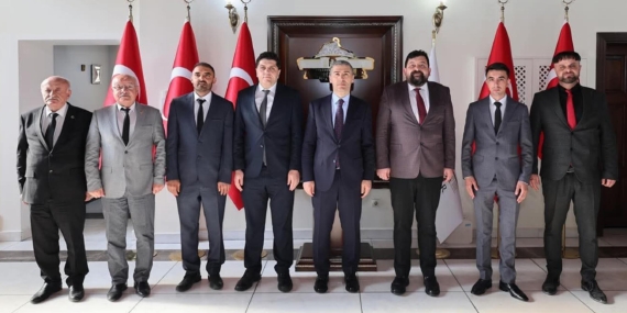 Vali Aktaş, 4 ilçenin yöneticilerini kabul etti