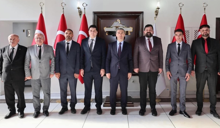 Vali Aktaş, 4 ilçenin yöneticilerini kabul etti
