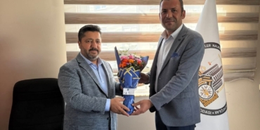 Anahtar Parti Kepez İlçe Başkanı Halil Güneş’ten Başkan Halil Efe Çevik’e Hayırlı Olsun Ziyareti