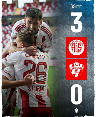 Antalyaspor, Eyüpspor’u 3-0 ile geçti!