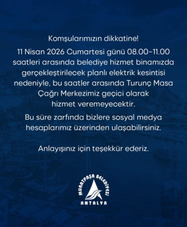 Elektrik Kesintisi Hakkında Bilgilendirme