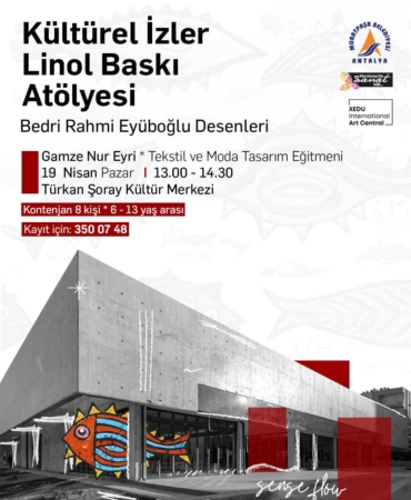 Çocuklar İçin Sanatla Dolu Linol Baskı Atölyesi!