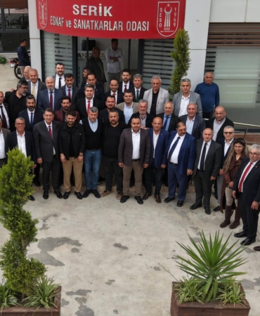 Serik’te Esnaf Birliği Güçleniyor!