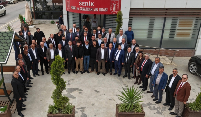 Serik’te Esnaf Birliği Güçleniyor!