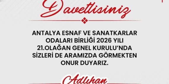 Esnaf Gücü İçin Birlikteyiz: Genel Kurul Daveti!