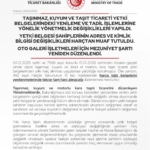 Yetki Belgelerinde Önemli Değişiklikler Yapıldı!