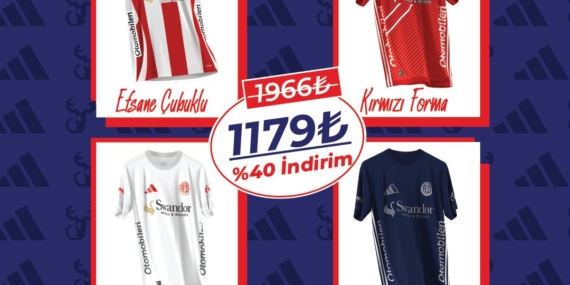 Antalyaspor Formalarında %40 İndirim Fırsatı!