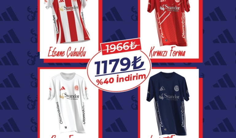 Antalyaspor Formalarında %40 İndirim Fırsatı!