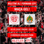 Antalyaspor’un Maçına Davetlisiniz! Biletinizi Al!