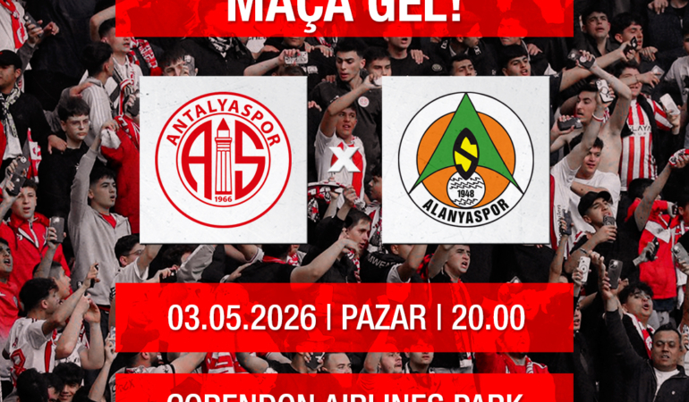 Antalyaspor’un Maçına Davetlisiniz! Biletinizi Al!