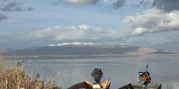 Eber Gölü’nde su seviyesi yükseliyor