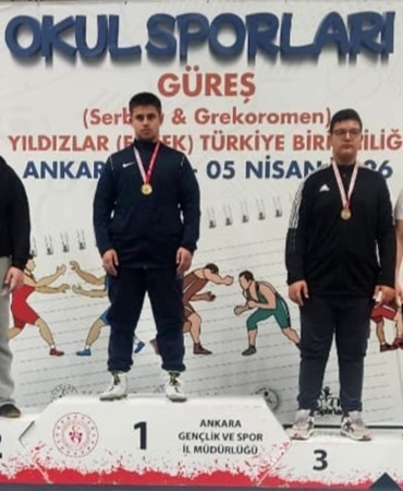 Afyonkarahisarlı güreşçi Türkiye şampiyonu